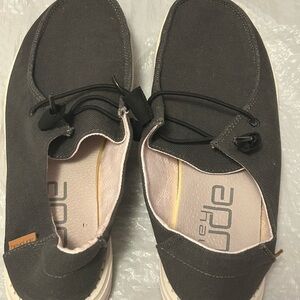 Hey Dude Men's Black Loafers